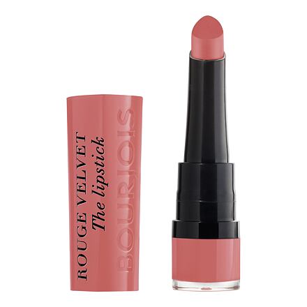 BOURJOIS Paris Rouge Velvet The Lipstick dámská matná rtěnka 2.4 g odstín růžová