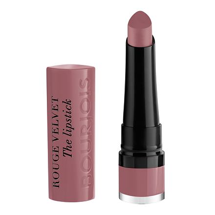 BOURJOIS Paris Rouge Velvet The Lipstick dámská matná rtěnka 2.4 g odstín fialová