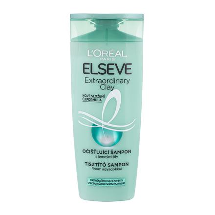 L'Oréal Paris Elseve Extraordinary Clay Rebalancing Shampoo dámský šampon pro mastné vlasy 250 ml pro ženy