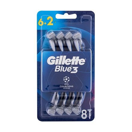 Gillette Blue3 Comfort Champions League pánský jednorázová holítka 8 ks 8 ks pro muže