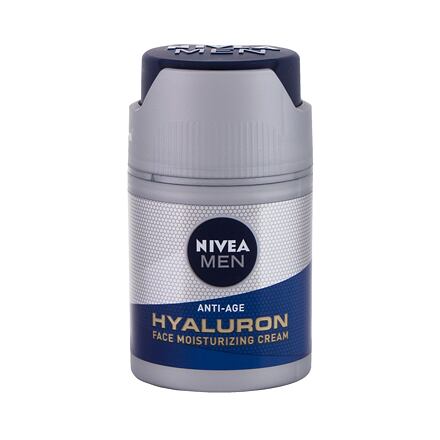Nivea Men Hyaluron Anti-Age SPF15 pánský hydratační krém proti stárnutí pleti 50 ml pro muže