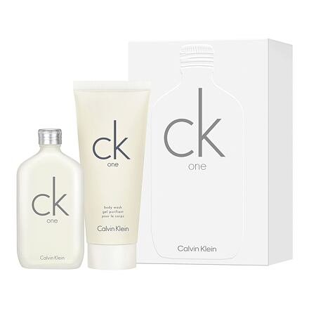 Calvin Klein CK One SET1 unisex dárková sada toaletní voda 50 ml + sprchový gel 100 ml unisex