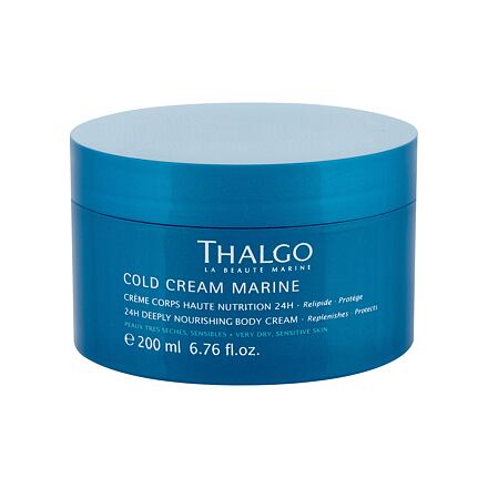 Thalgo Cold Cream Marine 24H Deeply Nourishing dámský vyživující tělový krém pro velmi suchou a citlivou pokožku 200 ml pro ženy