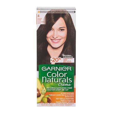 Garnier Color Naturals Créme dámská permanentní zářivá barva na vlasy 40 ml odstín hnědá pro ženy