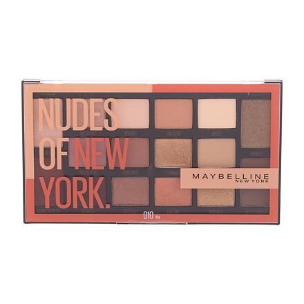 Maybelline Nudes Of New York paletka očních stínů 18 g odstín paletka barev