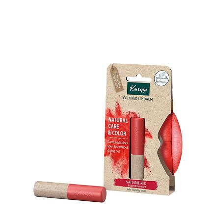 Kneipp Natural Care & Color dámský vyživující balzám na rty 3.5 g odstín natural red