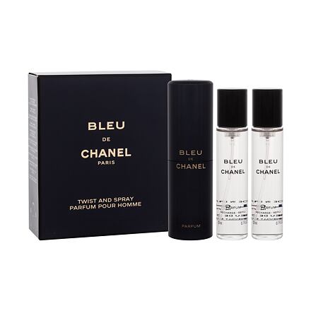 Chanel Bleu de Chanel pánský parfém twist and spray 3x20 ml pro muže