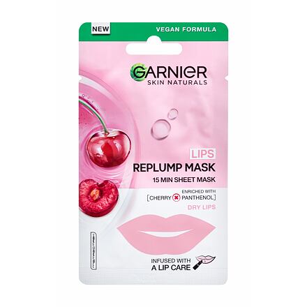 Garnier Skin Naturals Lips Replump Mask dámská maska pro vyplněné a hydratované rty 5 g pro ženy