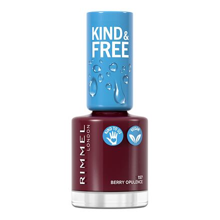 Rimmel London Kind & Free lak na nehty 8 ml odstín červená