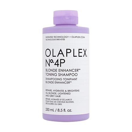 Olaplex Blonde Enhancer Noº.4P dámský tónovací a regenerační šampon pro blond vlasy 250 ml pro ženy