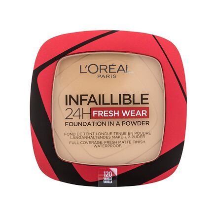 L'Oréal Paris Infaillible 24H Fresh Wear Foundation In A Powder dlouhotrvající pudrový make-up 9 g odstín 120 Vanilla