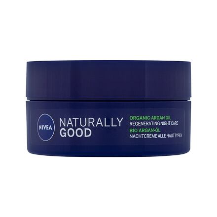 Nivea Naturally Good Argan Oil dámský regenerační noční pleťový krém 50 ml pro ženy