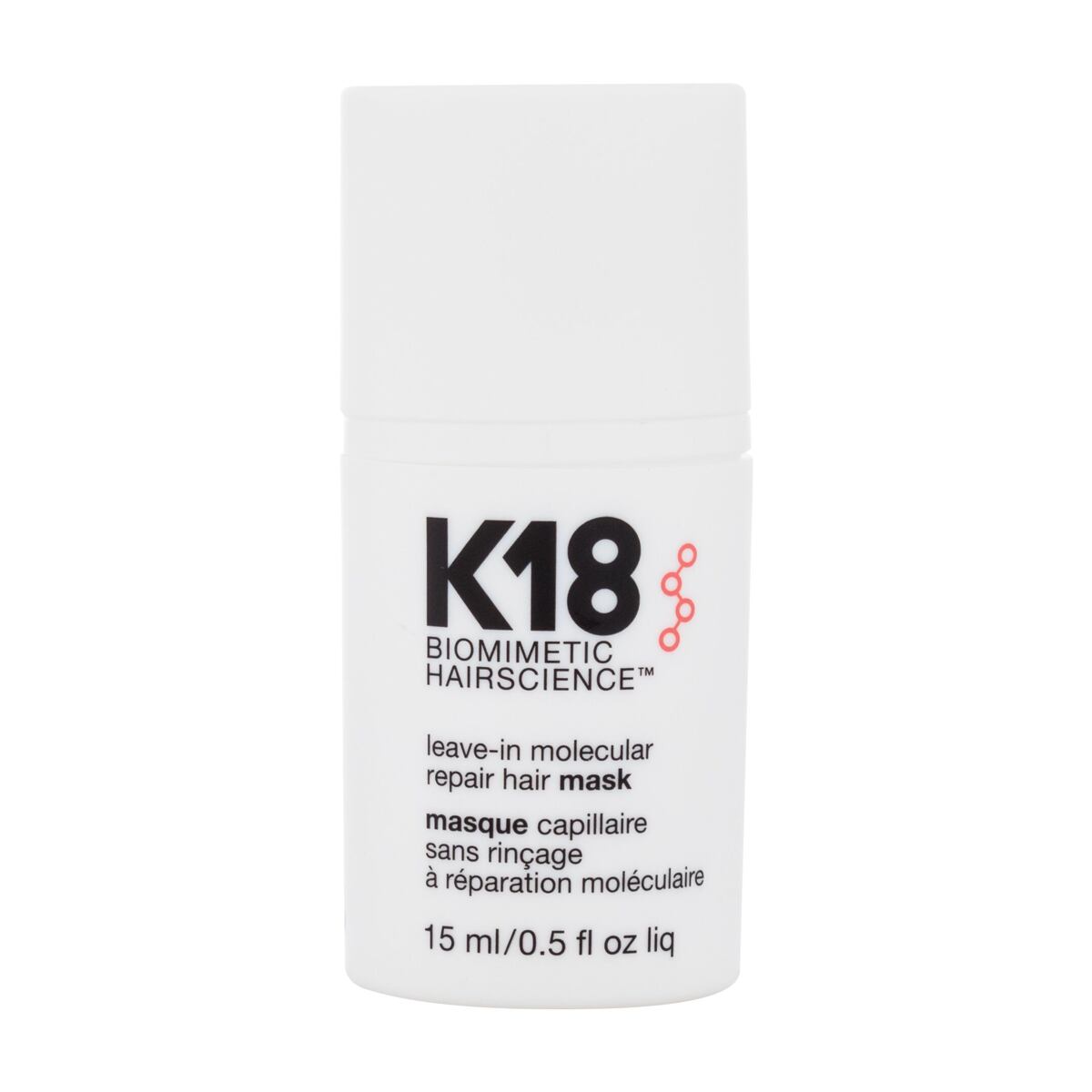 K18 Molecular Repair Leave-In Hair Mask dámská bezoplachová maska pro poškozené vlasy 15 ml pro ženy