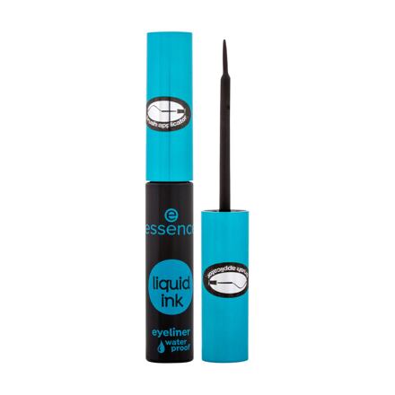 Essence Liquid Ink Eyeliner Waterproof dámská tekuté oční linky 3 ml odstín černá