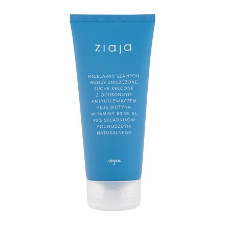 Ziaja Limited Summer Micellar Shampoo dámský micelární šampon pro poškozené, suché a kudrnaté vlasy 200 ml pro ženy