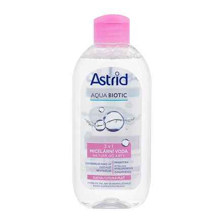 Astrid Aqua Biotic 3in1 Micellar Water dámská micelární voda pro suchou a citlivou pleť 200 ml pro ženy