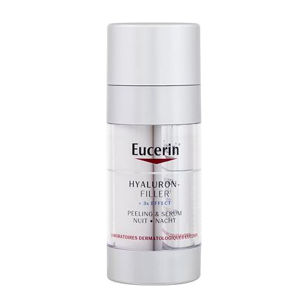 Eucerin Hyaluron-Filler + 3x Effect Night Peeling & Serum dámské noční omlazující a obnovující pleťové sérum 30 ml pro ženy