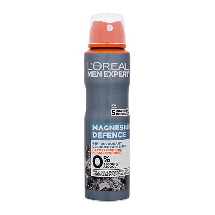 L'Oréal Paris Men Expert Magnesium Defence 48H pánský hypoalergenní deodorant 150 ml pro muže