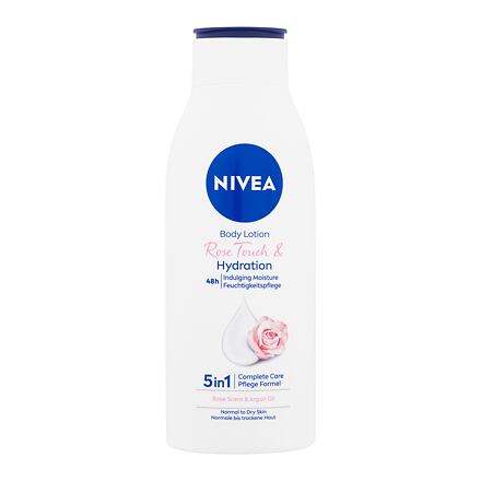 Nivea Rose Touch & Hydration Body Lotion dámské intenzivně hydratační tělové mléko 400 ml pro ženy
