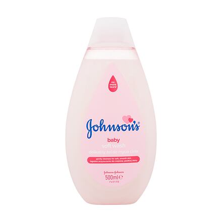 Johnson´s Baby Soft Wash dětský šetrný mycí gel pro jemnou pokožku 500 ml pro děti