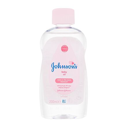 Johnson´s Baby Oil dětský pečující a hydratační tělový olej 200 ml pro děti