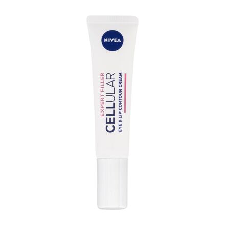 Nivea Cellular Expert Filler Eye & Lip Contour Cream krém na zpevnění kontur očí a rtů 15 ml pro ženy