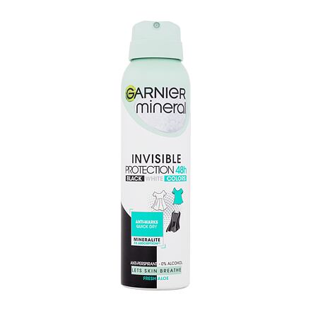 Garnier Mineral Invisible Protection Fresh Aloe 48h dámský antiperspirant proti potu a skvrnám na oblečení 150 ml pro ženy