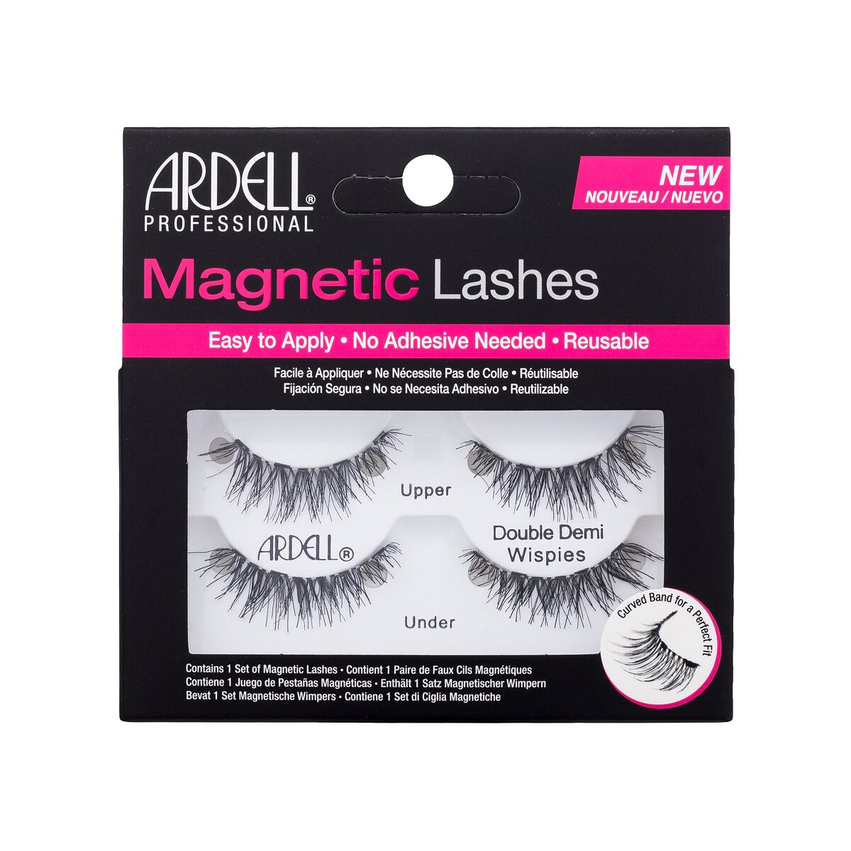 Ardell Magnetic Double Demi Wispies dámské magnetické řasy odstín black