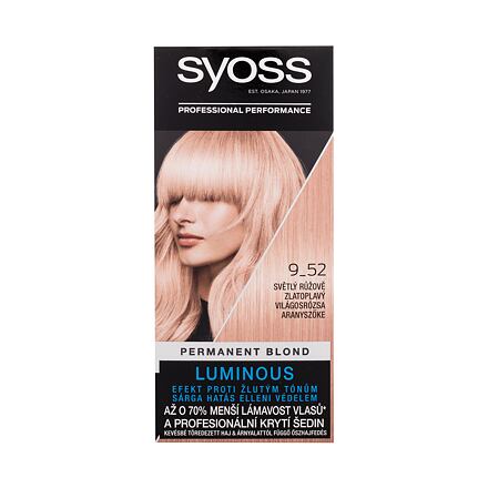 Syoss Permanent Coloration Permanent Blond dámská permanentní barva na vlasy 50 ml odstín růžová pro ženy
