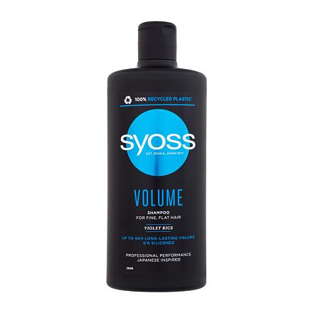 Syoss Volume Shampoo dámský šampon pro jemné a zplihlé vlasy 440 ml pro ženy
