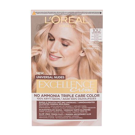 L'Oréal Paris Excellence Creme Triple Protection No Ammonia dámská barva na vlasy na blond vlasy 48 ml odstín blond pro ženy poškozená krabička