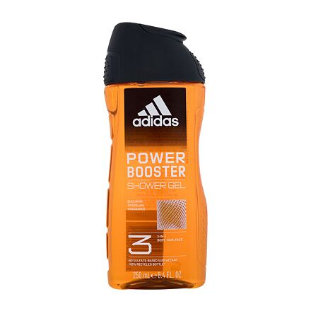 Adidas Power Booster Shower Gel 3-In-1 pánský sprchový gel 250 ml pro muže