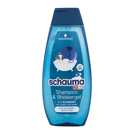 Schwarzkopf Schauma Kids Blueberry Shampoo & Shower Gel dětský šampon 400 ml pro děti