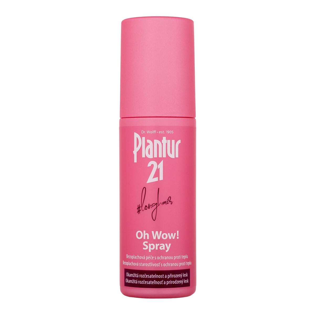 Plantur 21 #longhair Oh Wow! Spray dámská bezoplachový sprej pro usnadnění rozčesávání a přirozený lesk 100 ml pro ženy