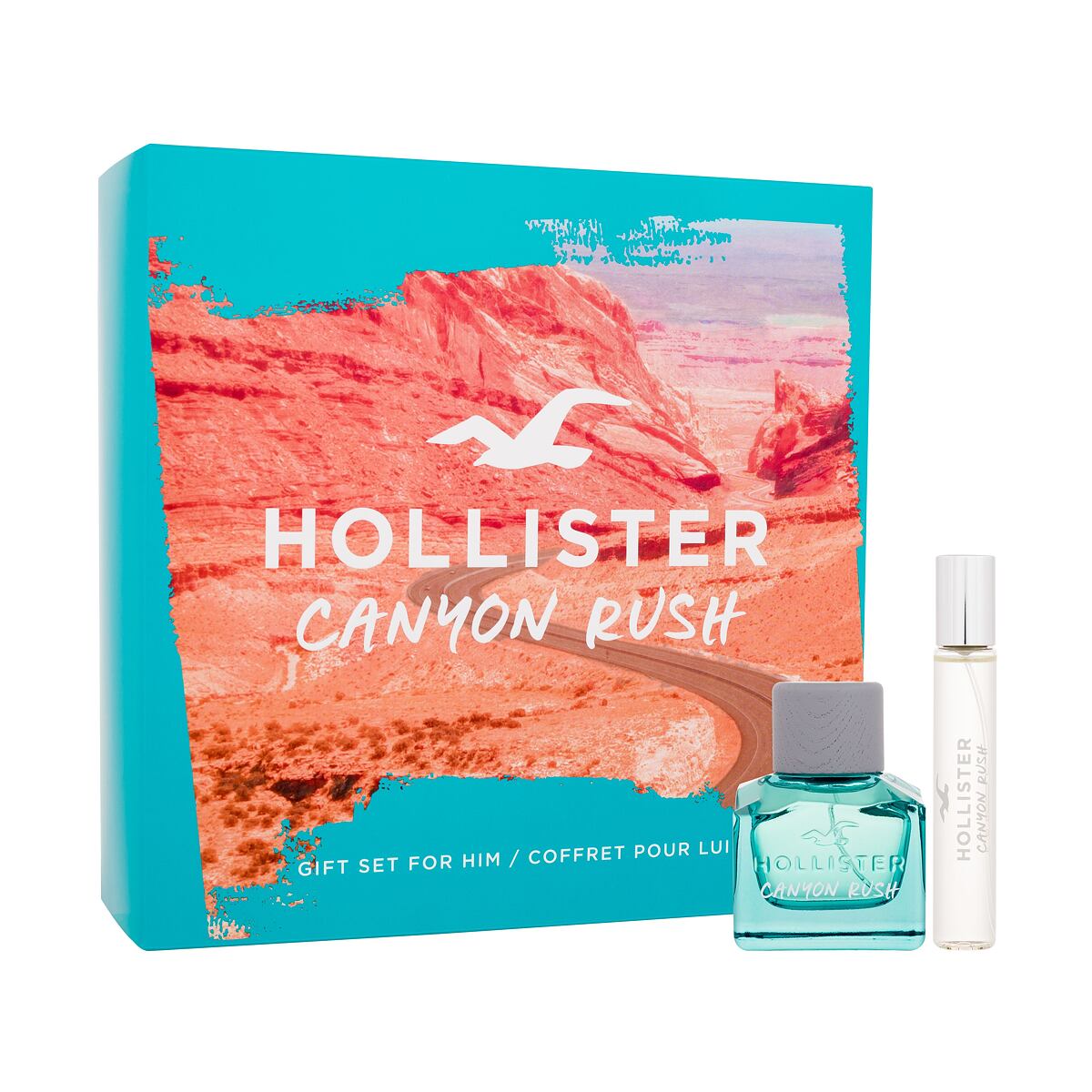 Hollister Canyon Rush pánská dárková sada toaletní voda 50 ml + toaletní voda 15 ml pro muže