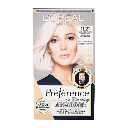 L'Oréal Paris Préférence Le Blonding dámská intenzivní zesvětlovač blond vlasů odstín blond pro ženy poškozená krabička
