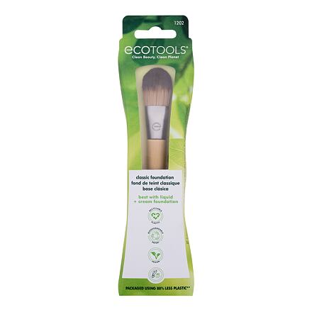 EcoTools Brush Classic Foundation dámský štětec na make-up odstín béžová