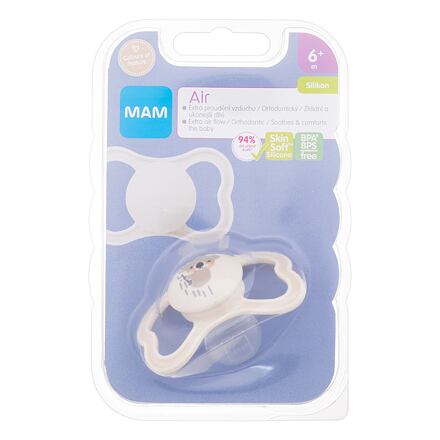 MAM Air Silicone Pacifier 6m+ Koala silikonový dudlík šetrný k pokožce