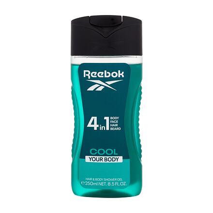 Reebok Cool Your Body pánský parfémovaný sprchový gel 4v1 250 ml pro muže