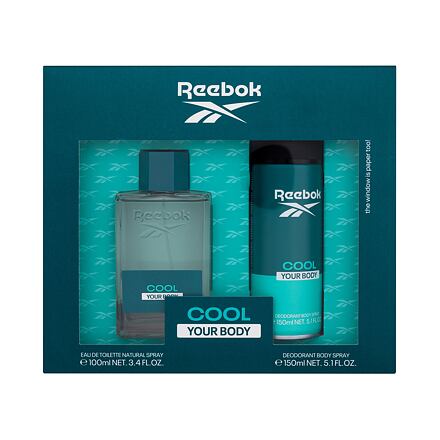 Reebok Cool Your Body pánská dárková sada toaletní voda 100 ml + deodorant 150 ml pro muže