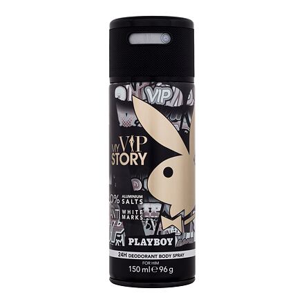 Playboy My VIP Story pánský deodorant ve spreji bez obsahu hliníku 150 ml pro muže