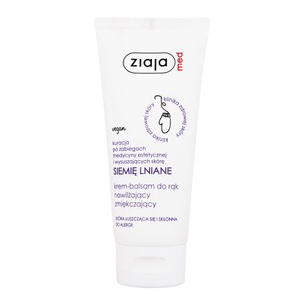 Ziaja Med Linseed Hand Cream-Balm dámský ochranný krém-balzám na ruce 100 ml pro ženy