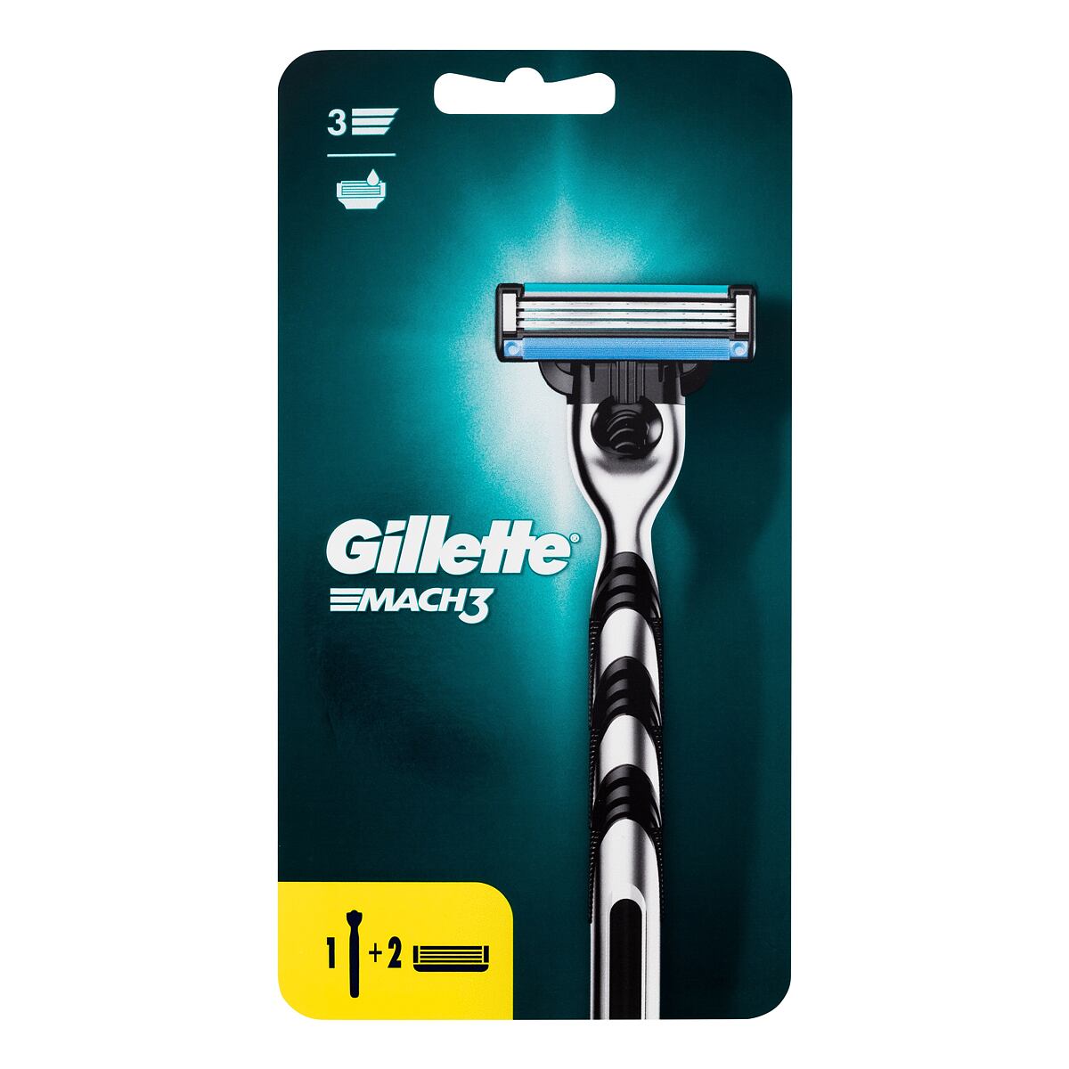 Gillette Mach3 pánský sada: holicí strojek 1 ks + náhradní břit 1 ks pro muže