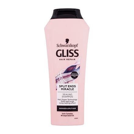 Schwarzkopf Gliss Split Ends Miracle Sealing Shampoo dámský šampon pro poškozené vlasy s roztřepenými konečky 250 ml pro ženy