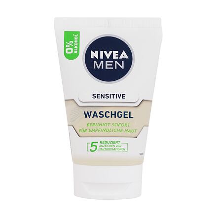 Nivea Men Sensitive Face Wash pánský zklidňující čisticí gel 100 ml pro muže