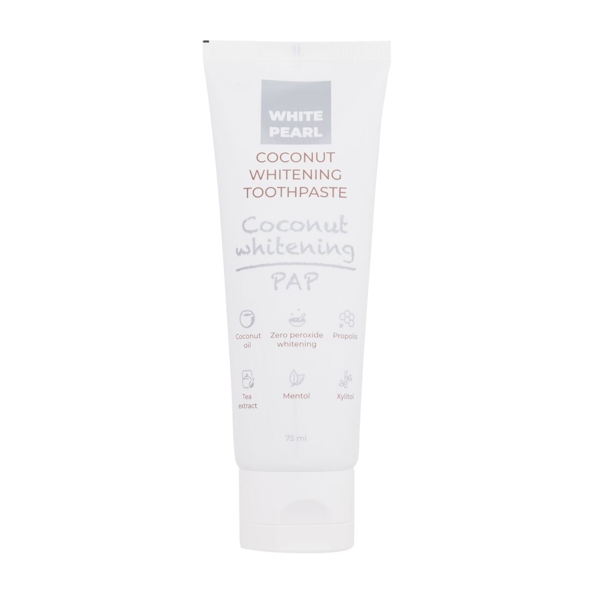 White Pearl PAP Coconut Whitening Toothpaste bělicí zubní pasta 75 ml