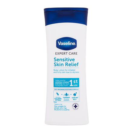 Vaseline Intensive Care Sensitive Skin Relief unisex hypoalergenní tělové mléko pro citlivou a suchou pokožku 400 ml unisex