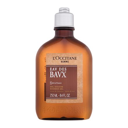 L'Occitane Eau Des Baux pánský parfémovaný sprchový gel na tělo a vlasy 250 ml pro muže