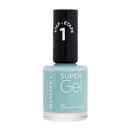 Rimmel London Super Gel STEP1 gelový lak na nehty 12 ml odstín modrá