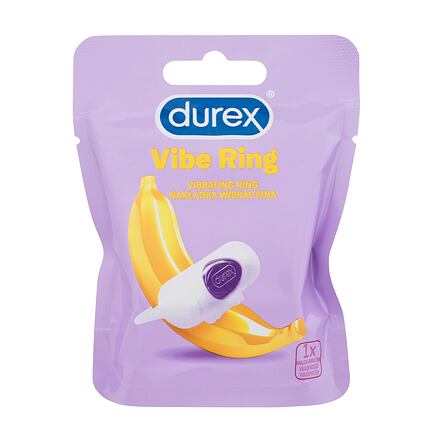 Durex Vibe Ring vibrační erekční kroužek odstín bílá pro muže